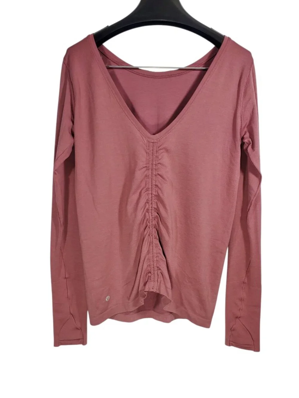 Lululemon Swiftly Speed Long Sleeve *Flow Women's 10 Plumful Pink Cinch Hem